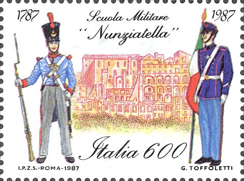 Bicentenario della fondazione della scuola militare Nunziatella, a Napoli