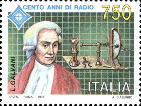 Centenario della radio - Luigi Galvani