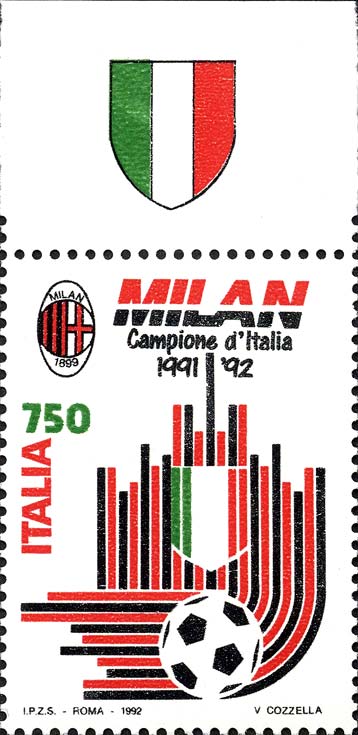 Milan campione d´Italia 1991 - 1992