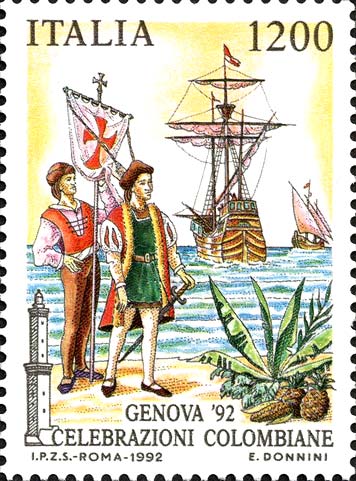Celebrazioni colombiane - Sbarco di Colombo