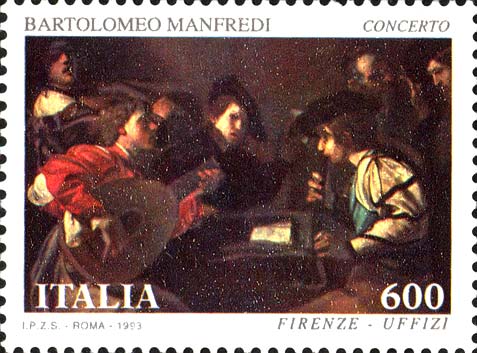 Concerto, opera di Manfredi, galleria degli Uffizi di Firenze