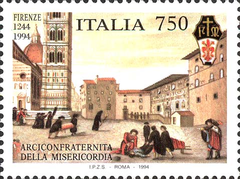 750° anniversario della venerabile arciconfraternita della misericordia di Firenze