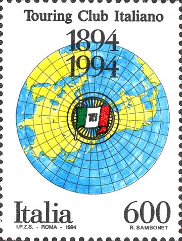 Centenario del touring club italiano (TCI)