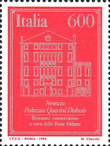 Istituzione dell´ente pubblico economico Poste Italiane - Palazzo Querini Dubois, a Venezia