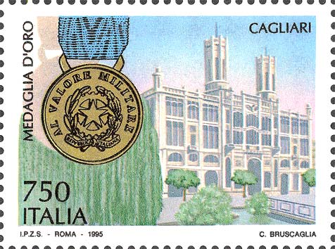 Avvenimenti storici della II guerra mondiale - Cagliari e medaglia d´oro