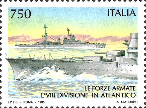 Avvenimenti storici della II guerra mondiale - Le forze armate, l´ottava divisione in Atlantico