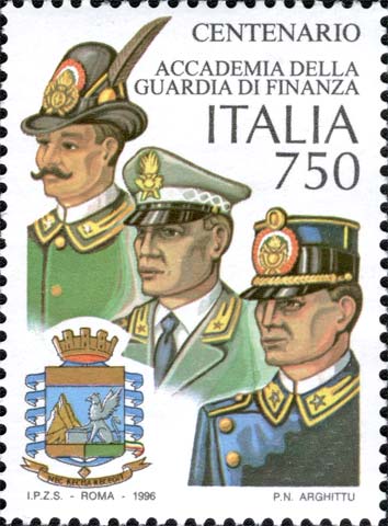 Centenario dell´accademia della guardia di finanza