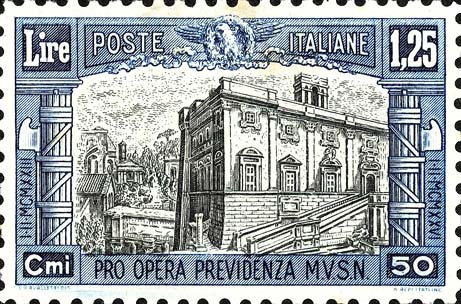 Für die Wohlfahrtsorganisation M.V.S.N. - Campidoglio