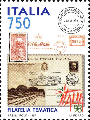 Esposizione mondiale di filatelia, a Milano - Filatelia tematica