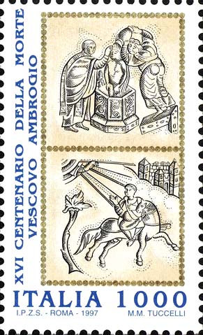 16° centenario della morte del vescovo Ambrogio a Milano