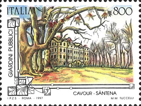 Giardini pubblici di Cavour, a Santena