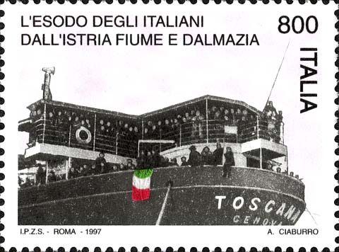 50° anniversario dell´esodo degli italiani dall´Istria, da Fiume e dalla Dalmazia