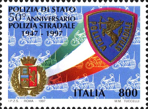 50° anniversario della polizia stradale