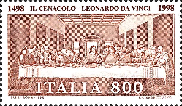 5° centenario dell´ultimazione del cenacolo di Leonardo da Vinci