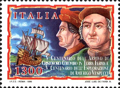 5° centenario dello sbarco di Cristoforo Colombo in Venezuela e dell´esplorazione di Amerigo Vespucci