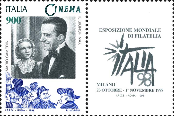 Esposizione mondiale di filatelia, a Milano - giornata del cinema - Esposizione mondiale di filatelia, a Milano - giornata del cinema -