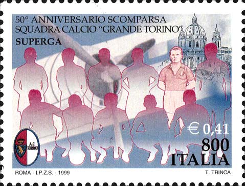 50° anniversario della scomparsa della squadra di calcio del Torino