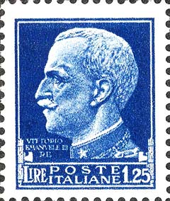 Imperiale - Bildnis von Vittorio Emanuele III., Blickrichtung links