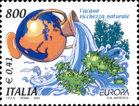 Europa - Acqua che sgorga da un´anfora