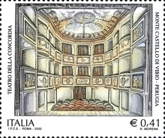 Teatro della Concordia, a monte castello di Vibio
