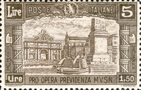 Für die Wohlfahrtsorganisation M.V.S.N. - Volkstor