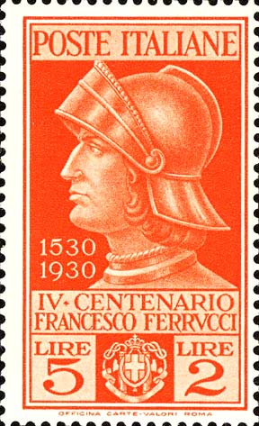 400. Todestag von Francesco Ferrucci - Porträt von Francesco Ferrucci