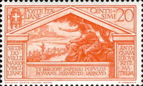 Zweitausend Jahre nach der Geburt Vergils - Aeneas erhält von Anchises den Auftrag, die Völker zu regieren.