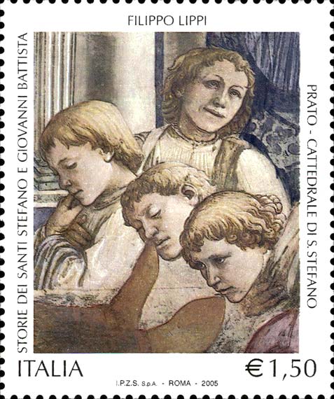 Storie di Santo Stefano e San Giovanni, affreschi di Filippo Lippi