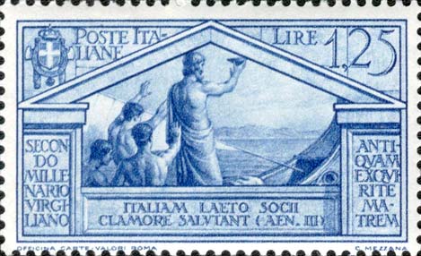 Zweitausend Jahre nach der Geburt Vergils - Anchises in Sichtweite Italiens