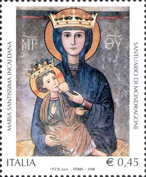 Maria Santissima Incaldana, nel santuario di Mondragone