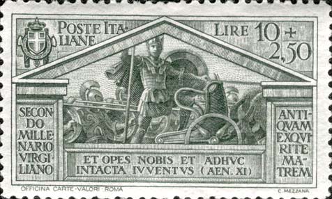 Zweitausend Jahre nach der Geburt Vergils - Turnus stachelt seine Männer an