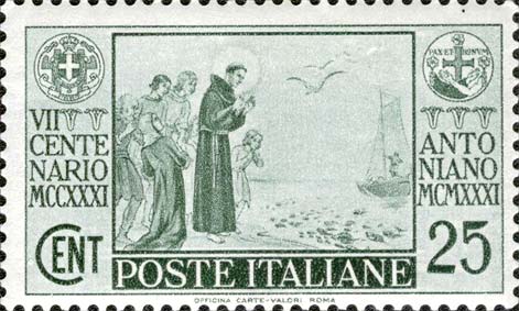 700. Todestag des Heiligen Antonius - Das Wunder des Fisches