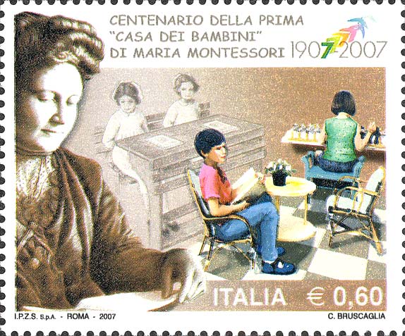 5 gennaio 2007 - Centenario dell´inaugurazione della prima casa dei bambini, realizzata da Maria Montessori