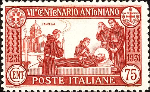 700. Todestag des Heiligen Antonius - Tod des Heiligen Antonius