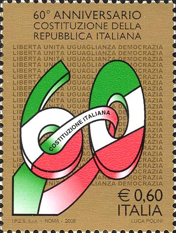 60° anniversario della costituzione italiana