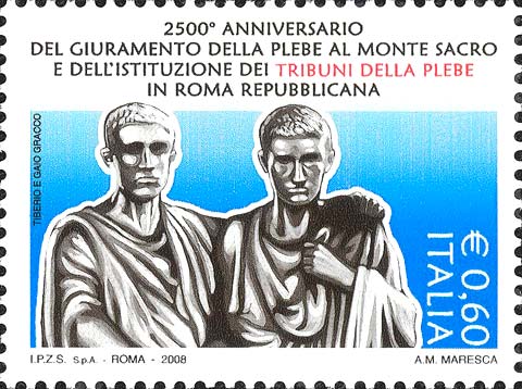 2500° anniversario del tribuno della plebe in Roma repubblicana