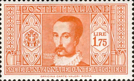 Für die National Dante Alighieri Society - Porträt von Torquato Tasso