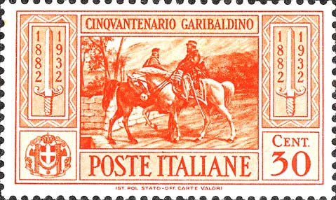 50. Todestag von Giuseppe Garibaldi - Treffen in Teano zwischen Garibaldi und Vittorio Emanuele II