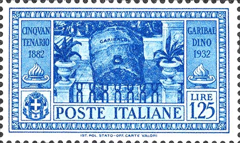 50. Todestag von Giuseppe Garibaldi - Garibaldis Grabmal in Caprera