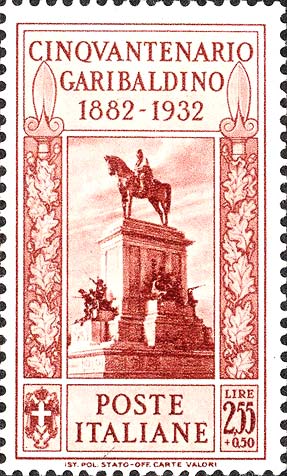 50. Todestag von Giuseppe Garibaldi - Denkmal für Garibaldi auf dem Gianicolo