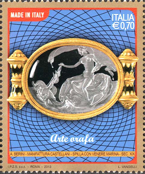 Arte orafa - Spilla con Venere marina