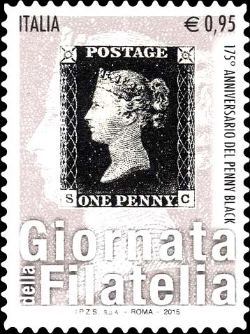 175° anniversario del Penny Black