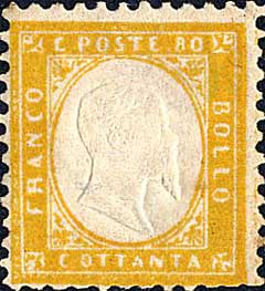 Effigie di Vittorio Emanuele II