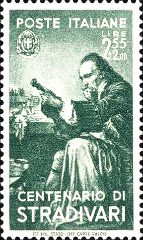 Hundertjahrfeier berühmter Männer - Porträt von Antonio Stradivari