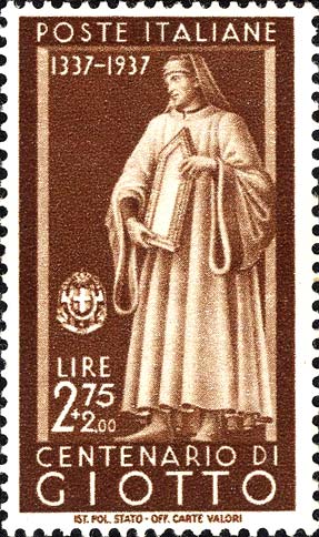 Hundertjahrfeier berühmter Männer - Porträt von Giotto