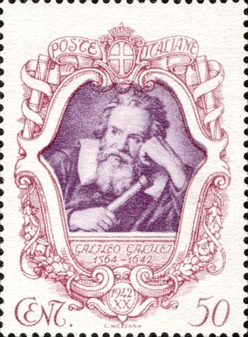 3° centenario della morte di Galileo Galilei - Ritratto di Galileo Galilei