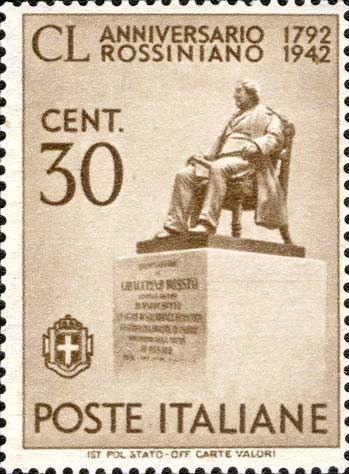 150° anniversario della nascita di Gioacchino Rossini