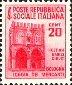 Zerstörte Denkmäler - Kaufmannsloge in Bologna