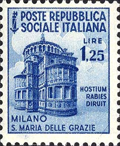 Zerstörte Denkmäler - Kirche Santa Maria delle Grazie in Mailand