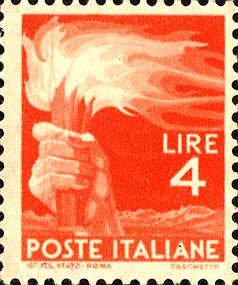 Democratica - Mano che impugna una fiaccola